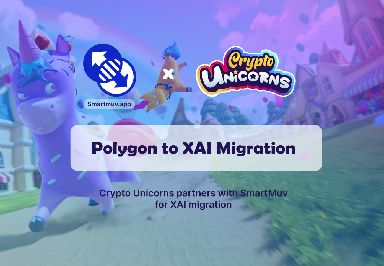 SmartMuv Partners with Crypto Unicorns for Historical Migration to Xai